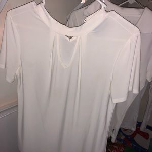 simple white elegant blouse